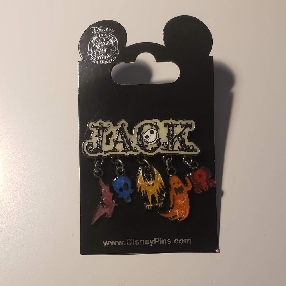 "JACK - Dangle Icons" Nightmare Before Christmas Pin - Disney Pin Trading